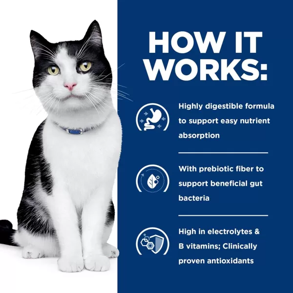 imageHills Prescription Diet id Digestive Care Chicken Flavor Dry Cat Food Veterinary Diet 85 lb Bag55 Ounce Pack of 24