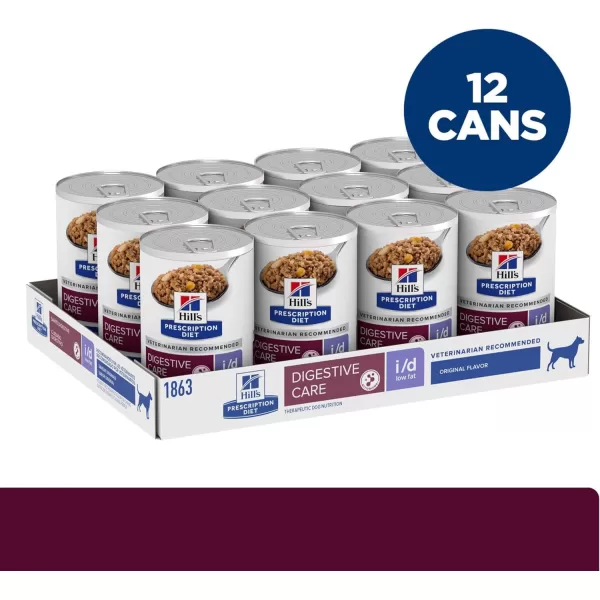 imageHills Prescription Diet id Low Fat Digestive Care Original Flavor Wet Dog Food Veterinary Diet 13 Ounce Pack of 12Hills Prescription Diet id Low Fat Digestive Care Original Flavor Wet Dog Food Veterinary Diet 13 Ounce Pack of 12