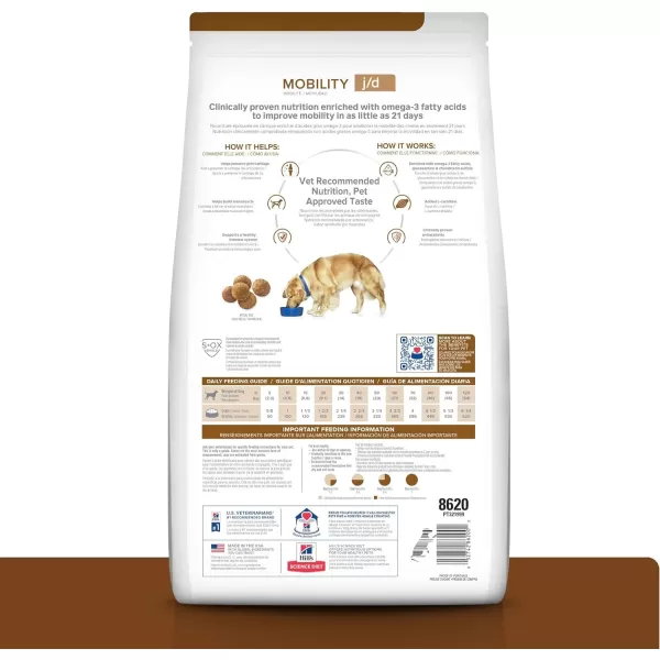 imageHills Prescription Diet jd Joint Care Chicken Flavor Dry Dog Food Veterinary Diet 85 lb BagChicken 275 Pound Pack of 1