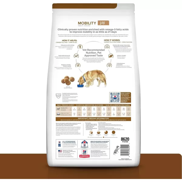 imageHills Prescription Diet jd Joint Care Chicken Flavor Dry Dog Food Veterinary Diet 85 lb BagChicken 85 Pound Pack of 1