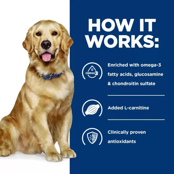 imageHills Prescription Diet jd Joint Care Chicken Flavor Dry Dog Food Veterinary Diet 85 lb BagChicken 85 Pound Pack of 1