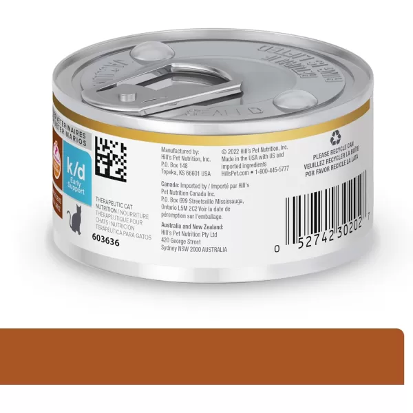 imageHills Prescription Diet kd Early Support Kidney Care Chicken Vegetable amp Rice Stew Canned Cat Food Veterinary Diet 29 oz 24Pack Wet Food24 x 29 oz Cans