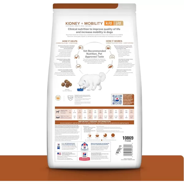 imageHills Prescription Diet kd Kidney Care  jd Joint Care Chicken amp Vegetable Stew Flavor Wet Dog Food Veterinary Diet 125 oz Cans 12Pack85 Pound Pack of 1