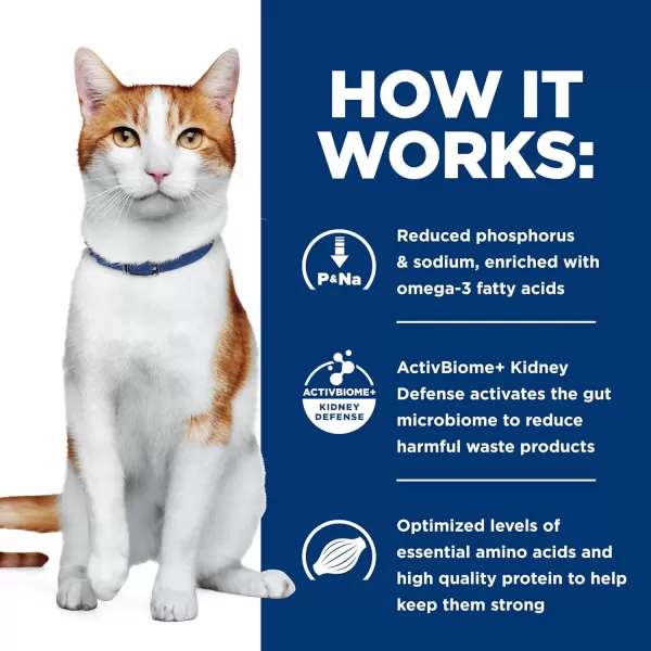 imageHills Prescription Diet kd Kidney Care with Tuna Wet Cat Food Veterinary Diet 55 oz Cans 24PackChicken amp Vegetable Stew 29 Ounce Pack of 24