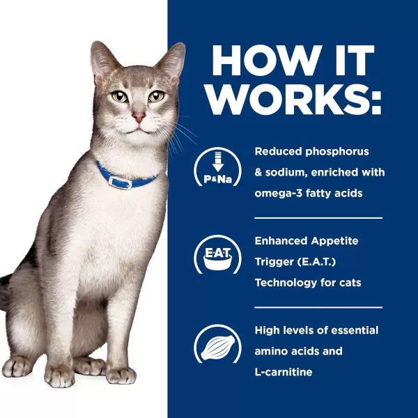 imageHills Prescription Diet kd Kidney Care with Tuna Wet Cat Food Veterinary Diet 55 oz Cans 24PackPt Tuna 24 x 55 oz