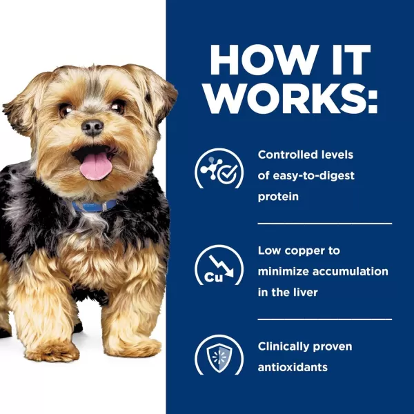 imageHills Prescription Diet ld Liver Care Wet Dog Food Veterinary Diet 13 oz Cans 12Pack12 x 13 oz Cans