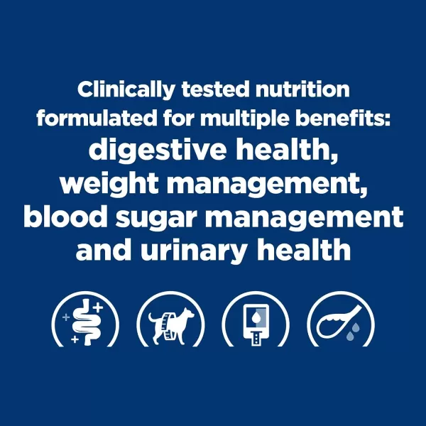 imageHills Prescription Diet wd MultiBenefit DigestiveWeightGlucoseUrinary Management with Chicken Wet Dog Food Veterinary Diet 13 oz Cans 12Pack13 Ounce Pack of 12