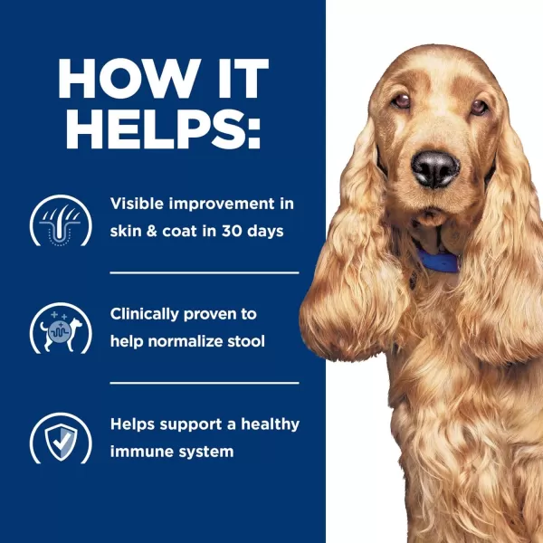 imageHills Prescription Diet zd SkinFood Sensitivities Wet Dog Food Veterinary Diet 13 oz Cans 12Pack13 Ounce Pack of 12