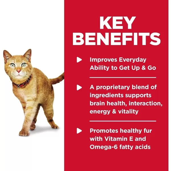 imageHills Science Diet Adult 7 Senior Vitality Dry Cat Food 13 lb Bag3 Pound Pack of 1