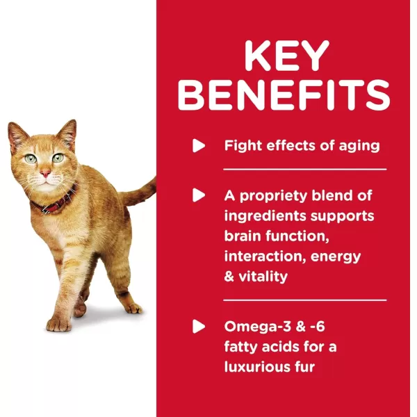 imageHills Science Diet Adult 7 Senior Vitality Wet Cat Food Chicken amp Vegetable Entree 29 oz Cans 24PackChicken amp Vegetable  Stew 29 Ounce Pack of 24