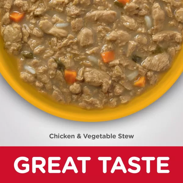 imageHills Science Diet Adult 7 Senior Vitality Wet Cat Food Chicken amp Vegetable Entree 29 oz Cans 24PackChicken amp Vegetable  Stew 29 Ounce Pack of 24
