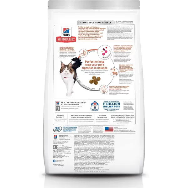 imageHills Science Diet Adult Cat Dry Food Perfect Digestion Salmon Oats amp Rice 13 lb BagHills Science Diet Adult Cat Dry Food Perfect Digestion Salmon Oats amp Rice 13 lb Bag