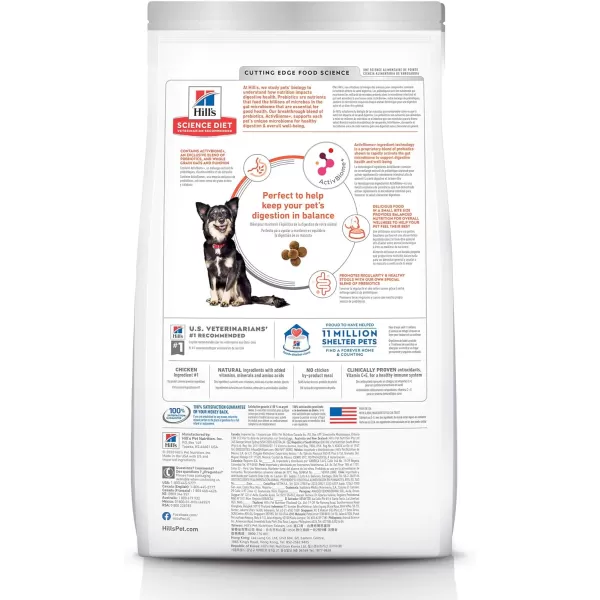 imageHills Science Diet Adult Dry Dog Food Small Bites Perfect Digestion Chicken Recipe 12 lb Bag Packaging may vary35 Pound Pack of 1