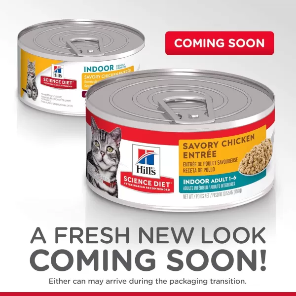 imageHills Science Diet Adult Indoor Chicken Recipe Dry Cat Food 155 lb Bag155 Pound Pack of 1  55 oz Cans 24 Pack