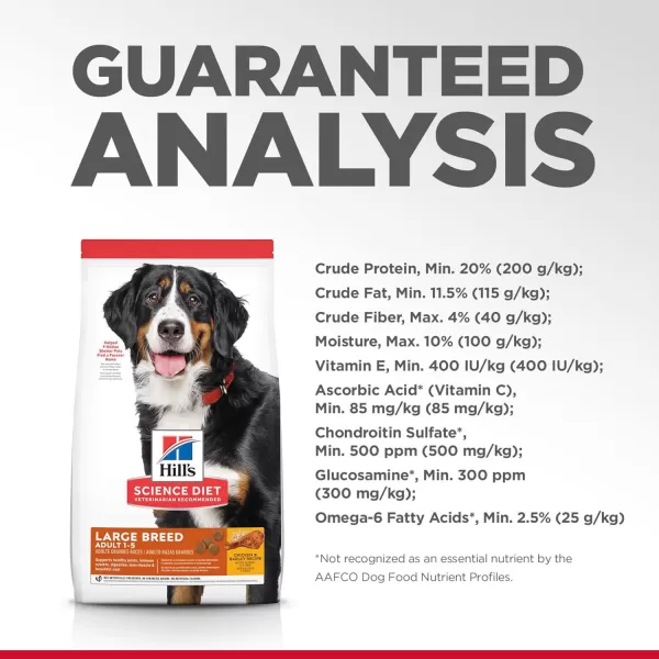 imageHills Science Diet Adult Large Breed Dry Dog Food Shippable Frustration Free Packaging Box Chicken amp Barley Recipe 35 lb BagChicken amp Barley 15 Pound Pack of 1