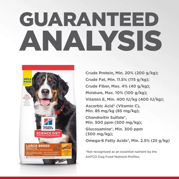 imageHills Science Diet Adult Large Breed Dry Dog Food Shippable Frustration Free Packaging Box Chicken amp Barley Recipe 35 lb BagChicken amp Barley 35 Pound Pack of 1