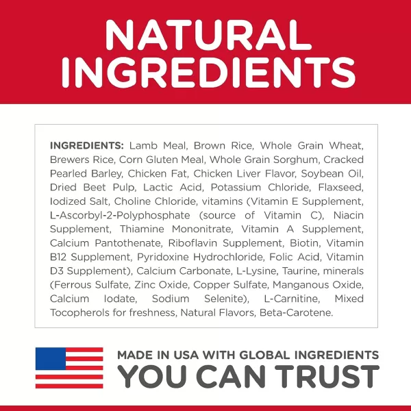 imageHills Science Diet Adult Large Breed Dry Dog Food Shippable Frustration Free Packaging Box Chicken amp Barley Recipe 35 lb BagLamb Meal amp Rice 33 Pound Pack of 1