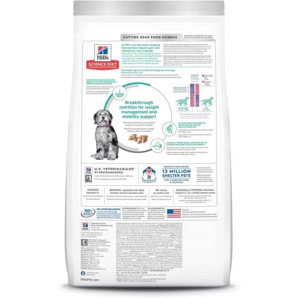 imageHills Science Diet Adult Perfect Weight amp Joint Support Chicken Recipe Dry Dog Food 12 lb BagChicken 40000 Fl Oz Pack of 1