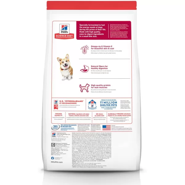 imageHills Science Diet Adult Small Bites Chicken amp Barley Dry Dog Food 45 lb Bag4500 Pound Pack of 1