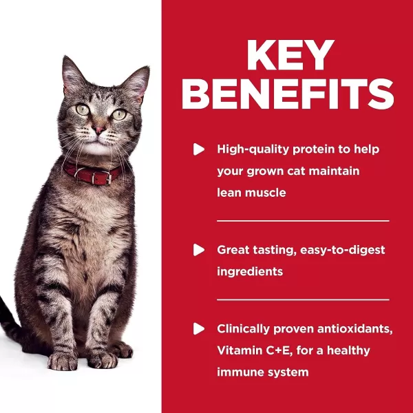imageHills Science Diet Adult Wet Cat Food Pouches Variety Pack 12PackChicken 28 Ounce Pack of 24