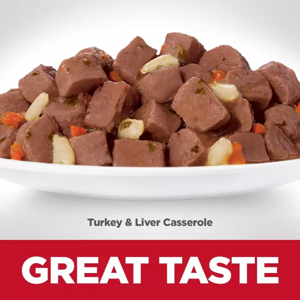 imageHills Science Diet Canned Wet Cat Food Adult Tender Chunks amp Gravy Recipes 55 oz Cans 24PackTurkey Liver 28 Ounce Pack of 24