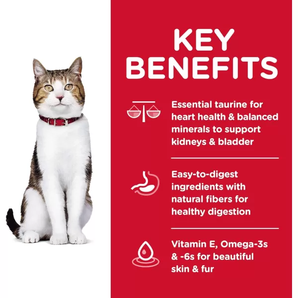 imageHills Science Diet Dry Cat Food Adult 7 for Senior Cats Chicken Recipe 7 lb Bag4 Pound Pack of 1