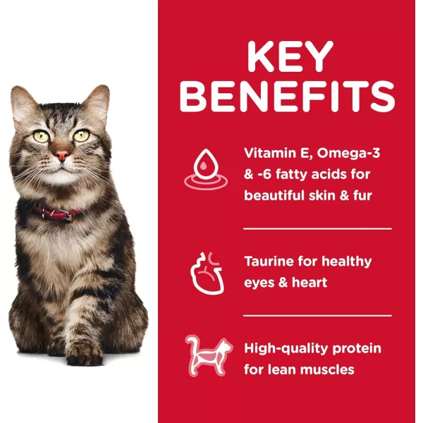 imageHills Science Diet Dry Cat Food Adult 7 for Senior Cats Hairball Control Chicken Recipe 155 lb Bag35 Pound Pack of 1