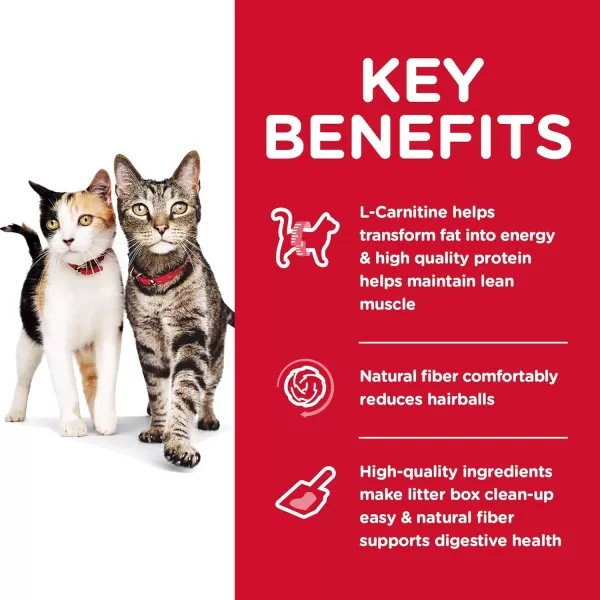imageHills Science Diet Dry Cat Food Adult Multiple Benefit Chicken Recipe 155 lb Bag7 Pound Pack of 1