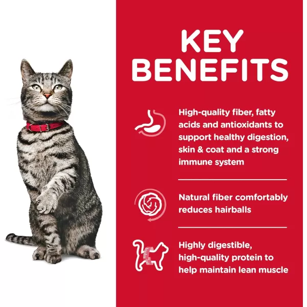 imageHills Science Diet Dry Cat Food Adult Urinary amp Hairball Control Chicken Recipe 7 lb Bag155 Pound Pack of 1