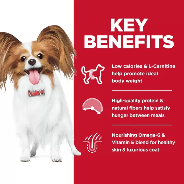 imageHills Science Diet Dry Dog Food Adult Light Small Paws Chicken Meal amp Barley Recipe 155 lb Bag45 Pound Pack of 1