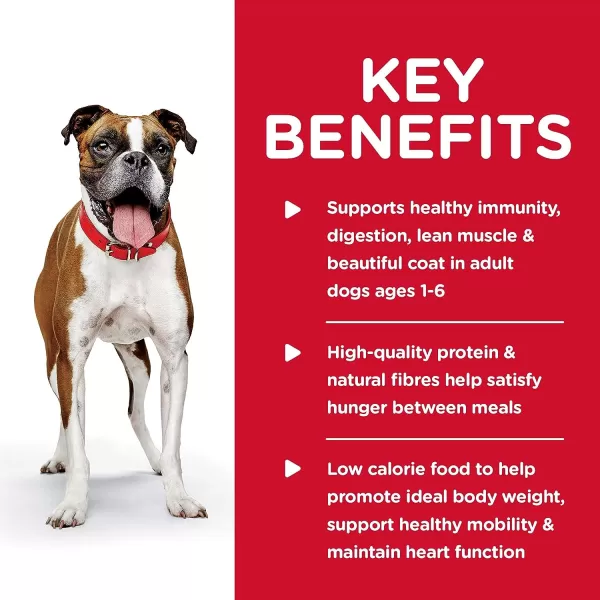 imageHills Science Diet Dry Dog Food Adult Light for Healthy Weight amp Weight Management 15 lb Bag13 Ounce Pack of 12