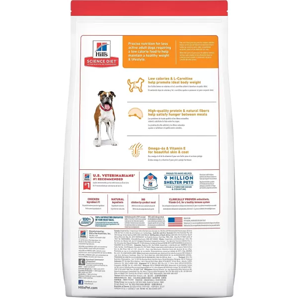 imageHills Science Diet Dry Dog Food Adult Light for Healthy Weight amp Weight Management 15 lb Bag15 Pound Pack of 1