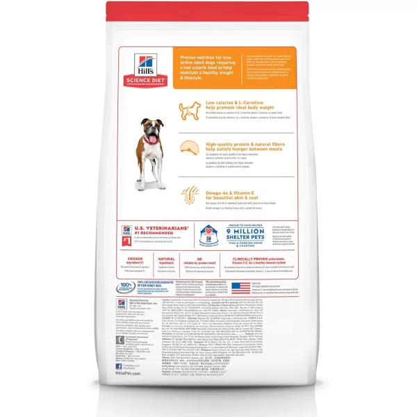 imageHills Science Diet Dry Dog Food Adult Light for Healthy Weight amp Weight Management 15 lb Bag30 Pound Pack of 1