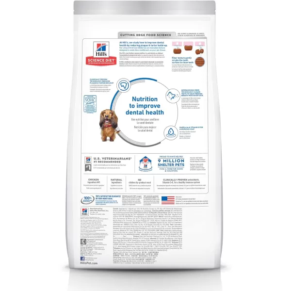 imageHills Science Diet Dry Dog Food Adult Oral Care Chicken Rice amp Barley Recipe 285 lb BagHills Science Diet Dry Dog Food Adult Oral Care Chicken Rice amp Barley Recipe 285 lb Bag