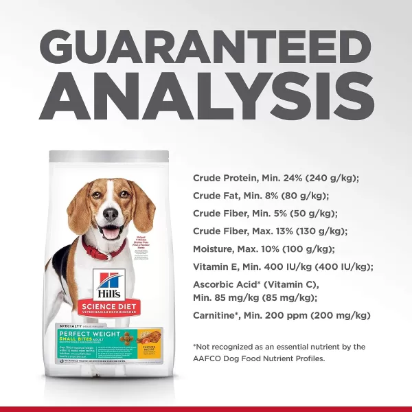 imageHills Science Diet Dry Dog Food Adult Small Bites Perfect Weight for Weight Management Chicken Recipe 15 lb BagChicken 15 Pound Pack of 1