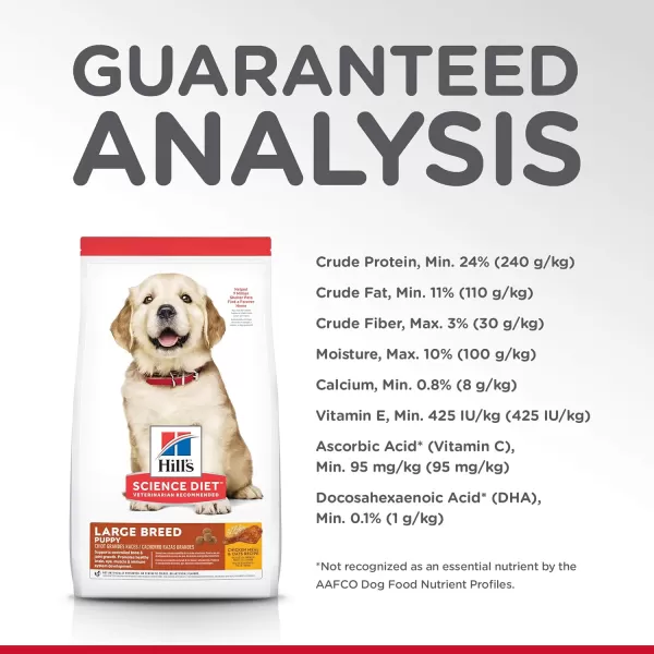 imageHills Science Diet Dry Dog Food Puppy Large Breeds Chicken Meal and Oats Recipe 30 lb BagHills Science Diet Dry Dog Food Puppy Large Breeds Chicken Meal and Oats Recipe 30 lb Bag