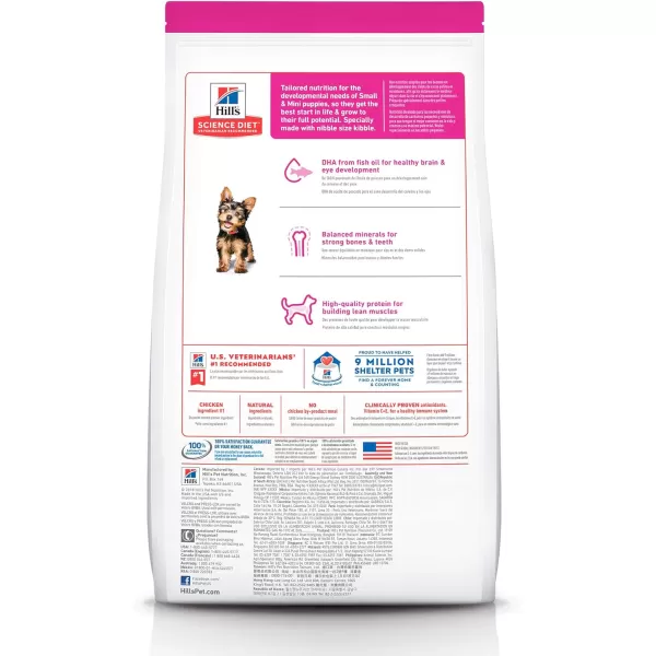imageHills Science Diet Dry Dog Food Puppy Small amp Mini Chicken Meal Barley amp Brown Rice Recipe 155 lb BagHills Science Diet Dry Dog Food Puppy Small amp Mini Chicken Meal Barley amp Brown Rice Recipe 155 lb Bag