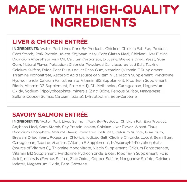 imageHills Science Diet Kitten Wet Cat Food Variety Pack Liver amp Chicken and Savory Salmon 29 oz Cans 12PackHills Science Diet Kitten Wet Cat Food Variety Pack Liver amp Chicken and Savory Salmon 29 oz Cans 12Pack