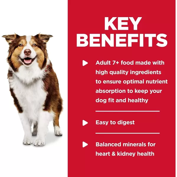 imageHills Science Diet Senior 7 Canned Wet Dog Food Variety Pack Chicken and Beef Recipes 13 oz Cans 12PackBeef amp Barley 13 Ounce Pack of 12