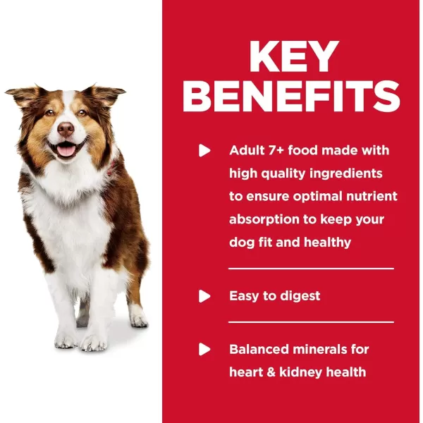 imageHills Science Diet Senior 7 Canned Wet Dog Food Variety Pack Chicken and Beef Recipes 13 oz Cans 12PackBeef amp Barley 58 Oz 24 Pack