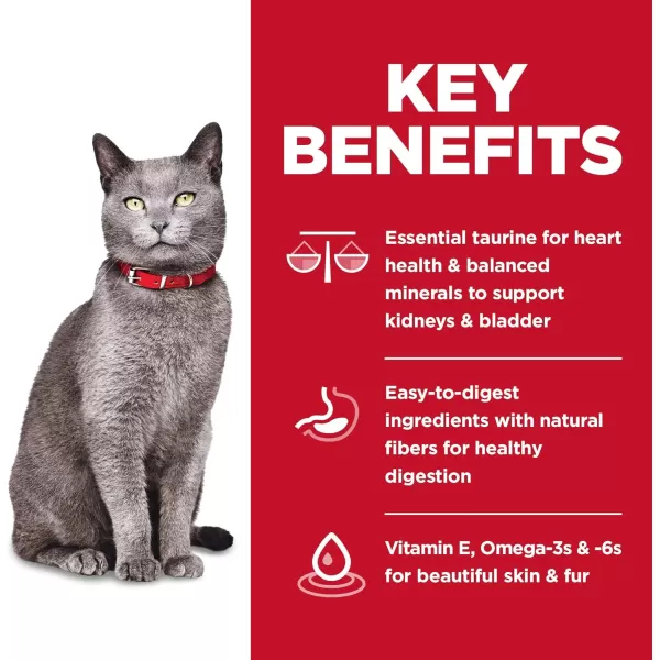 imageHills Science Diet Senior 7 No Corn Wheat or Soy Dry Cat Food Chicken Recipe 7 lb Bag15 Pound Pack of 1