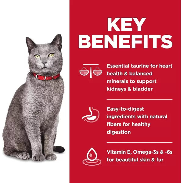 imageHills Science Diet Senior 7 No Corn Wheat or Soy Dry Cat Food Chicken Recipe 7 lb Bag7 Pound Pack of 1