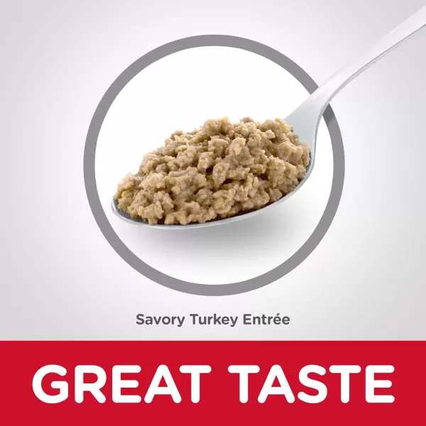 imageHills Science Diet Wet Cat Food Adult 7 Savory Beef Entre 55 oz Cans 24PackSavory Turkey