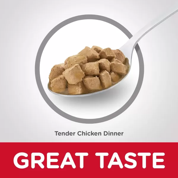 imageHills Science Diet Wet Cat Food Adult 7 for Senior Cats Chunks amp Gravy Tender Chicken Recipe 5 oz Cans 24PackTender Chicken  Chunks amp Gravy