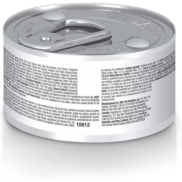 imageHills Science Diet Wet Cat Food Adult 7 for Senior Cats Minced Savory Chicken Recipe 29 oz Cans 24PackSavory Turkey 29 Ounce Pack of 24