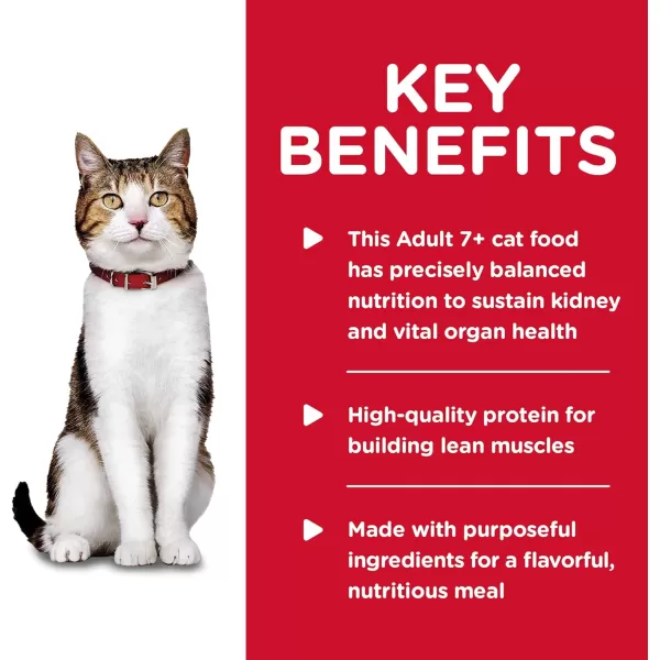 imageHills Science Diet Wet Cat Food Adult 7 for Senior Cats Minced Savory Chicken Recipe 29 oz Cans 24PackSavory Turkey 29 Ounce Pack of 24