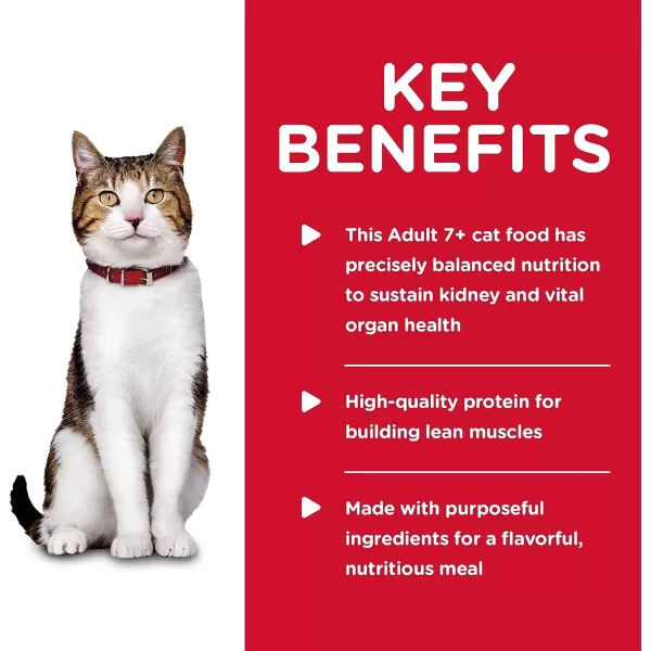 imageHills Science Diet Wet Cat Food Adult 7 for Senior Cats Savory Chicken Recipe 55 oz Cans 24PackChicken 55 Ounce Pack of 24