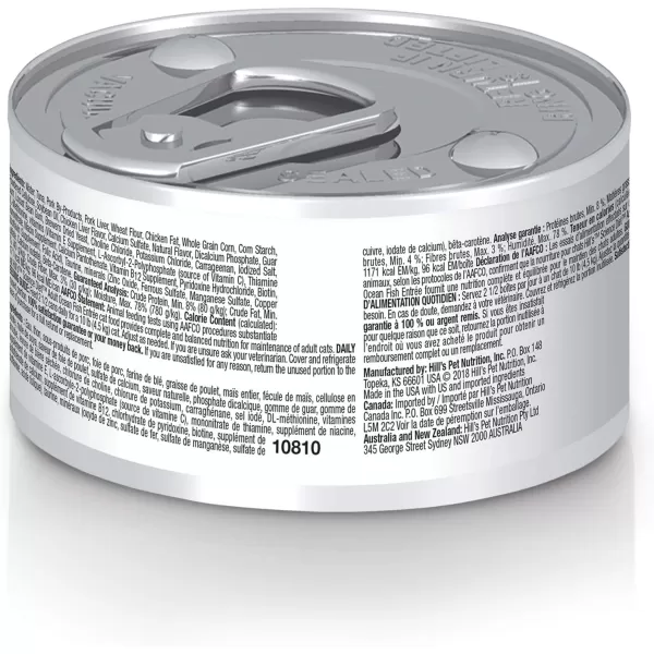 imageHills Science Diet Wet Cat Food Adult Minced Ocean Fish Recipe 29 oz Cans 24Pack29 Ounce Pack of 24