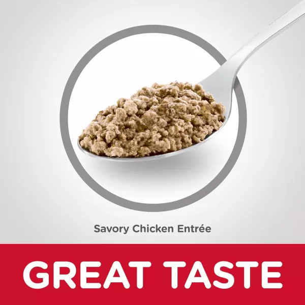 imageHills Science Diet Wet Cat Food Adult Savory Turkey Recipe 55 oz Cans 24PackChicken