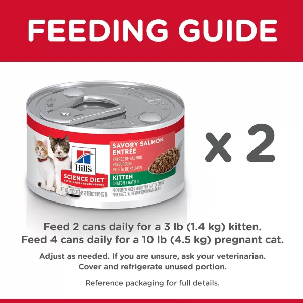 imageHills Science Diet Wet Cat Food Kitten Savory Salmon Recipe 29 oz Cans 24PackHills Science Diet Wet Cat Food Kitten Savory Salmon Recipe 29 oz Cans 24Pack